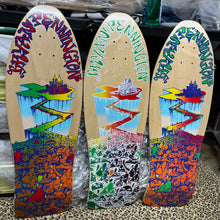 Load image into Gallery viewer, Bryan Pennington Marching Mushrooms "Rider" 9.5”x30” BBC Deck (PRE-ORDER, NOVEMBER)