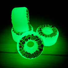 Load image into Gallery viewer, Toxic Team VERY HARD, GLOW-IN-THE DARK (NEON GREEN) Wheels 54mm/102a