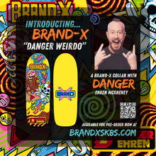Load image into Gallery viewer, "DANGER WEIRDO" Ehren McGhehey Limited Edition HAND-PAINTED Deck (PRE-ORDER, MAY 2027)