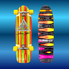 Load image into Gallery viewer, Lonnie Toft Designs ONE-OF-A-KIND & HAND-PAINTED "77" Deck or Complete 8.5”x31” (PRE-ORDER, JULY)