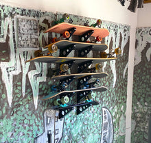 Load image into Gallery viewer, Trifecta Skateboard Storage Rack | 3 Levels