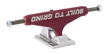 Load image into Gallery viewer, Independent Stage 11 BTG Speed Burgundy Silver Skateboard Trucks (SOLD AS A SET)