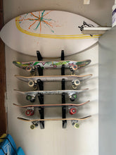 Load image into Gallery viewer, Trifecta Skateboard Storage Rack | 3 Levels