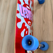 Load image into Gallery viewer, Lester Kasai Cruiser Complete Skateboard 10”x33.5” HAND-PAINTED with SIMS SNAKE WHEELS (1 of 1)