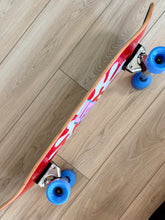 Load image into Gallery viewer, Lester Kasai Cruiser Complete Skateboard 10”x33.5” HAND-PAINTED with SIMS SNAKE WHEELS (1 of 1)