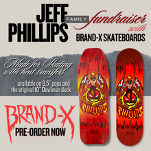 Load image into Gallery viewer, Jeff Phillips DevilMan BBC Original Shape "Rider" Deck 10”x31”