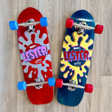 Load image into Gallery viewer, Lester Kasai Cruiser Complete Skateboard 10”x33.5” HAND-PAINTED with SIMS SNAKE WHEELS (1 of 1)