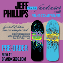 Load image into Gallery viewer, Jeff Phillips BREAKOUT (original shape) Limited Edition Series, HAND PAINTED Deck (PRE-ORDER, JUNE 2026)