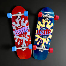 Load image into Gallery viewer, Lester Kasai Cruiser Complete Skateboard 10”x33.5” HAND-PAINTED with SIMS SNAKE WHEELS (1 of 1)