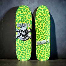 Load image into Gallery viewer, Knucklehead Leopard “Demon-Shape” Deck 9.1”x32.5”