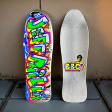 Load image into Gallery viewer, Jeff Phillips GRAFFITI Ultra Limited Edition, Metallic Silver HAND-PAINTED BBC Deck (1 of 7)