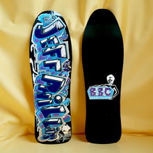 Load image into Gallery viewer, Jeff Phillips GRAFFITI Ultra Limited Edition, Black Metallic Reverse HAND-PAINTED BBC Deck (1 of 15)