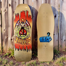 Load image into Gallery viewer, Jeff Phillips DevilMan METALLIC GOLD Limited Edition, BBC Deck HAND-PAINTED (1 of 5)