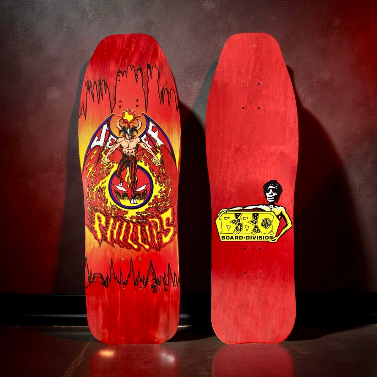 Jeff Phillips 'DevilMan' Limited Edition, HAND PAINTED BBC Deck (1