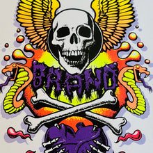 Load image into Gallery viewer, X-Con GLOW-IN-DARK Limited Edition, HAND-PAINTED 10"x30.5" Deck (1 of 10)