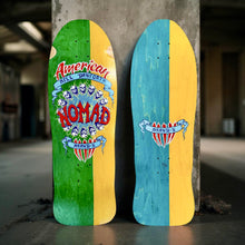 Load image into Gallery viewer, Bill Danforth Circle of Skulls 10”x30” Limited Edition, HAND-PAINTED Deck (1 of 3)