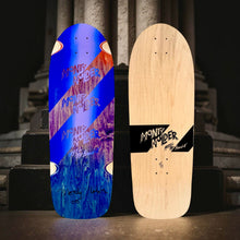 Load image into Gallery viewer, Monty Nolder Stripes ONE OF A KIND, HAND-PAINTED & AUTOGRPAHED Deck 10"x30" (1 of 1)