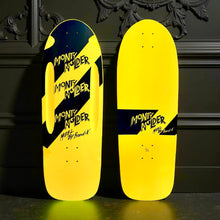Load image into Gallery viewer, Monty Nolder STRIPES Limited Edition ROUTED Deck 10”x30” HAND-PAINTED (1 of 5)