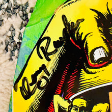 Load image into Gallery viewer, Denny Riordon Men-in-the-Head LIMITED-EDITION 10.6”x32” HAND-PAINTED & AUTOGRAPHED Deck (1 of 3)