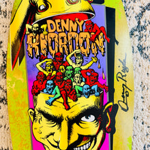 Load image into Gallery viewer, Denny Riordon Men-in-the-Head ONE OF A KIND 10.6”x32” HAND-PAINTED & AUTOGRAPHED Deck (1 of )
