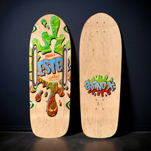 Load image into Gallery viewer, Lester Kasai 10”x30” HAND-PAINTED, Routed ONE OF A KIND Deck (1 of 1)