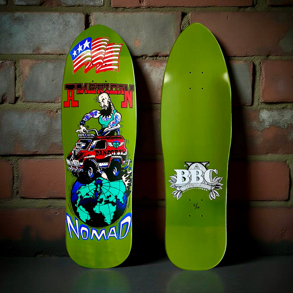 【希少デッキ】AMERICAN NOMAD BILL DANFORTH スケボー Bill Danforth Nomad Van BBC Limited Edition, Deck 9.5