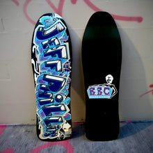 Load image into Gallery viewer, Jeff Phillips GRAFFITI Ultra Limited Edition, Black Metallic Reverse HAND-PAINTED BBC Deck (1 of 15)