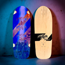 Load image into Gallery viewer, Monty Nolder Stripes ONE OF A KIND, HAND-PAINTED & AUTOGRPAHED Deck 10"x30" (1 of 1)