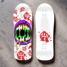 Load image into Gallery viewer, Slime Mouth PUNKED Limited Edition, HAND-PAINTED Deck (PRE-ORDER, JANUARY)