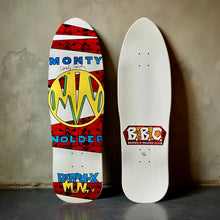 Load image into Gallery viewer, Monty Nolder BBC Limited Edition Deck 9.5"x32" HAND PAINTED (1 of 10) - AUTOGRAPHED