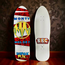 Load image into Gallery viewer, Monty Nolder BBC Limited Edition Deck 9.5"x32" HAND PAINTED (1 of 10) - AUTOGRAPHED