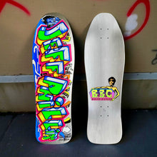 Load image into Gallery viewer, Jeff Phillips GRAFFITI Ultra Limited Edition, Metallic Silver HAND-PAINTED BBC Deck (1 of 7)