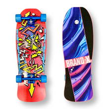 Load image into Gallery viewer, XEX Complete Limited Edition Skateboard 10"x30" HAND-PAINTED