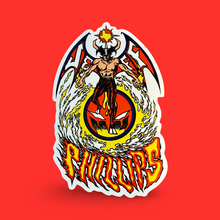 Load image into Gallery viewer, Jeff Phillips Devil Man Sticker 5"