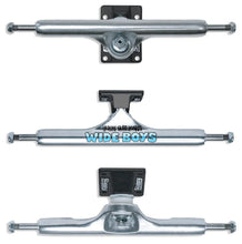 Load image into Gallery viewer, Slappy Heroin Hollow Wide Boys ST1 Polished/Black Trucks 11” (SOLD IN SINGLES)