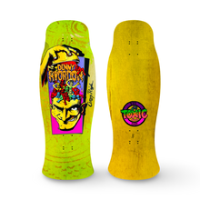 Load image into Gallery viewer, Denny Riordon Men-in-the-Head ONE OF A KIND 10.6”x32” HAND-PAINTED & AUTOGRAPHED Deck (1 of )