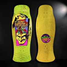 Load image into Gallery viewer, Denny Riordon Men-in-the-Head ONE OF A KIND 10.6”x32” HAND-PAINTED & AUTOGRAPHED Deck (1 of )