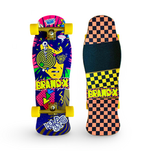 Load image into Gallery viewer, Weirdo-Stick 10"x30.25" COMPLETE SKATEBOARD - HAND PAINTED