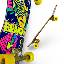 Load image into Gallery viewer, Weirdo-Stick 10"x30.25" COMPLETE SKATEBOARD - HAND PAINTED