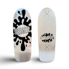 Load image into Gallery viewer, Lester Kasai 10”x30” HAND-PAINTED, METALLIC & FLOCKED Limited Edition, AUTOGRAPHED Deck (1 of 20)