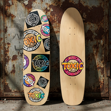 Load image into Gallery viewer, Toxic Team Bullet-Pig Deck 9.1"x33.25” HAND-PAINTED