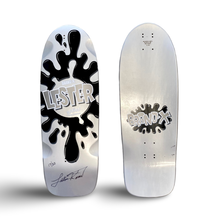 Load image into Gallery viewer, Lester Kasai 10”x30” HAND-PAINTED, METALLIC & FLOCKED Limited Edition, AUTOGRAPHED Deck (1 of 20)