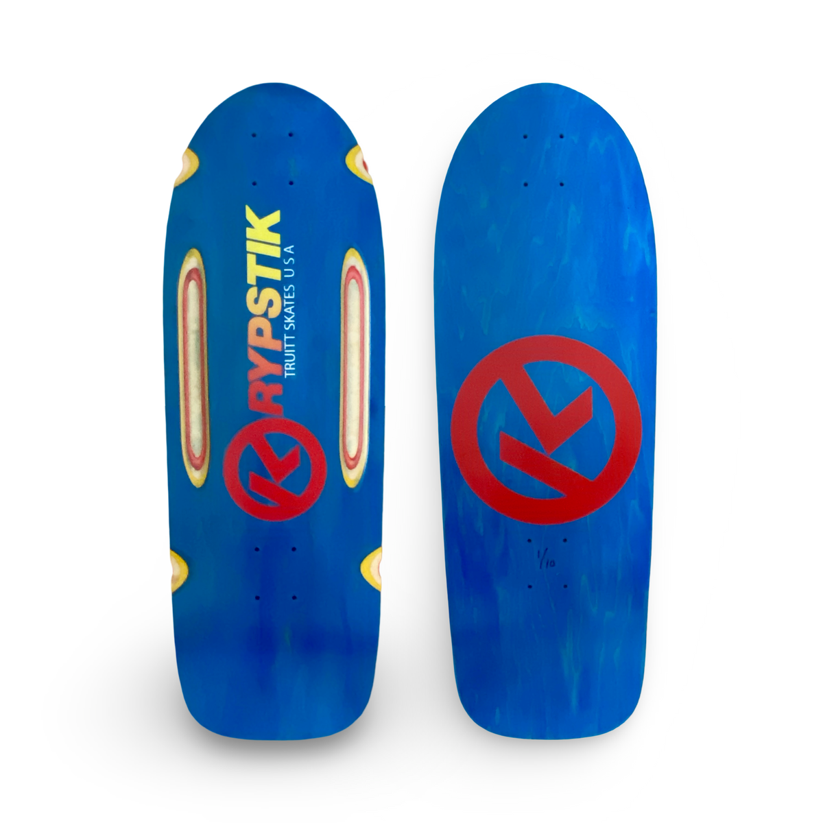 Krypstik Routed 10”x30” Limited Edition Deck HAND-PAINTED (1 of 10