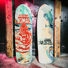 Load image into Gallery viewer, Nomad Gun X-Terrain ONE-OF-A-KIND Deck 9.4”x34" HYDRODIPPED & HAND-PAINTED & AUTOGRAPHED(1 of 1)