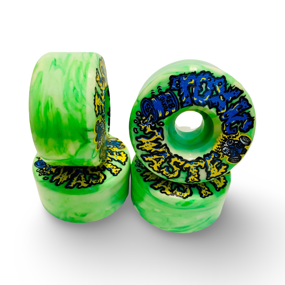 スケートボード Wasted Youth Awake foodie XL Toxic Waste ULTRA HARD SUPERTHANE Wheels 60mm/103A – Brand-X