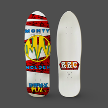 Load image into Gallery viewer, Monty Nolder BBC Limited Edition Deck 9.5"x32" HAND PAINTED (1 of 10) - AUTOGRAPHED