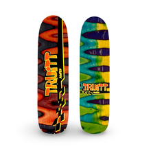 Load image into Gallery viewer, Truitt Skates Spectrum FREESTYLE Deck 7.3” x 28” HAND-PAINTED & AUTOGRAPHED (1 of 1)