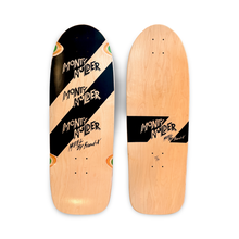 Load image into Gallery viewer, Monty Nolder STRIPES Limited Edition Deck 10”x30” HAND-PAINTED (1 of 9)