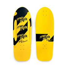 Load image into Gallery viewer, Monty Nolder STRIPES Limited Edition ROUTED Deck 10”x30” HAND-PAINTED (1 of 5)