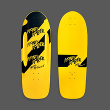 Load image into Gallery viewer, Monty Nolder STRIPES Limited Edition ROUTED Deck 10”x30” HAND-PAINTED (1 of 5)